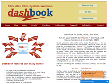 Tablet Screenshot of dashbook.com